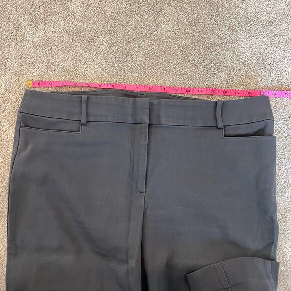 Loft Women's Curvy Skinny Dress Pant Trousers Grey Size 16 Plus - Picture 3 of 8